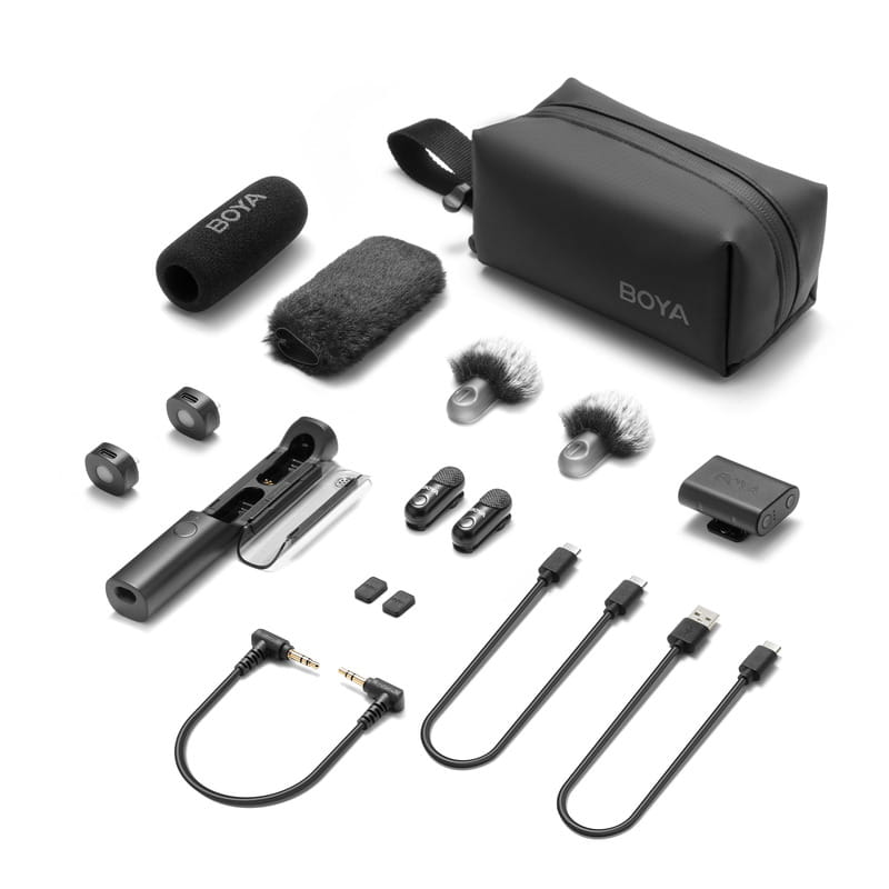 Микрофон BOYA Magic-02 Type-C/Lightning Black