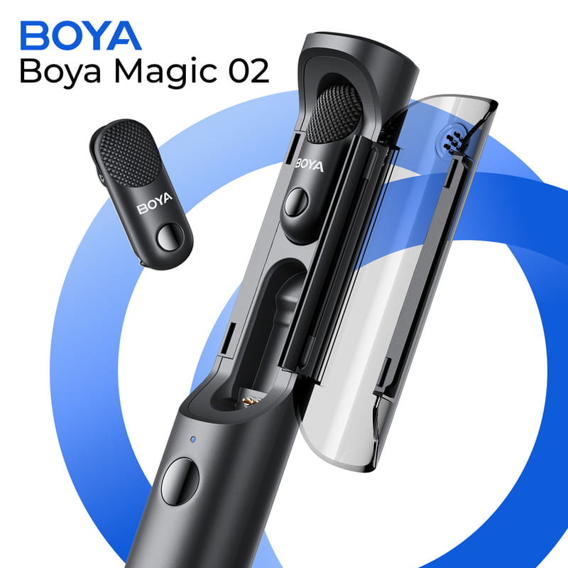 Микрофон BOYA Magic-02 Type-C/Lightning Black