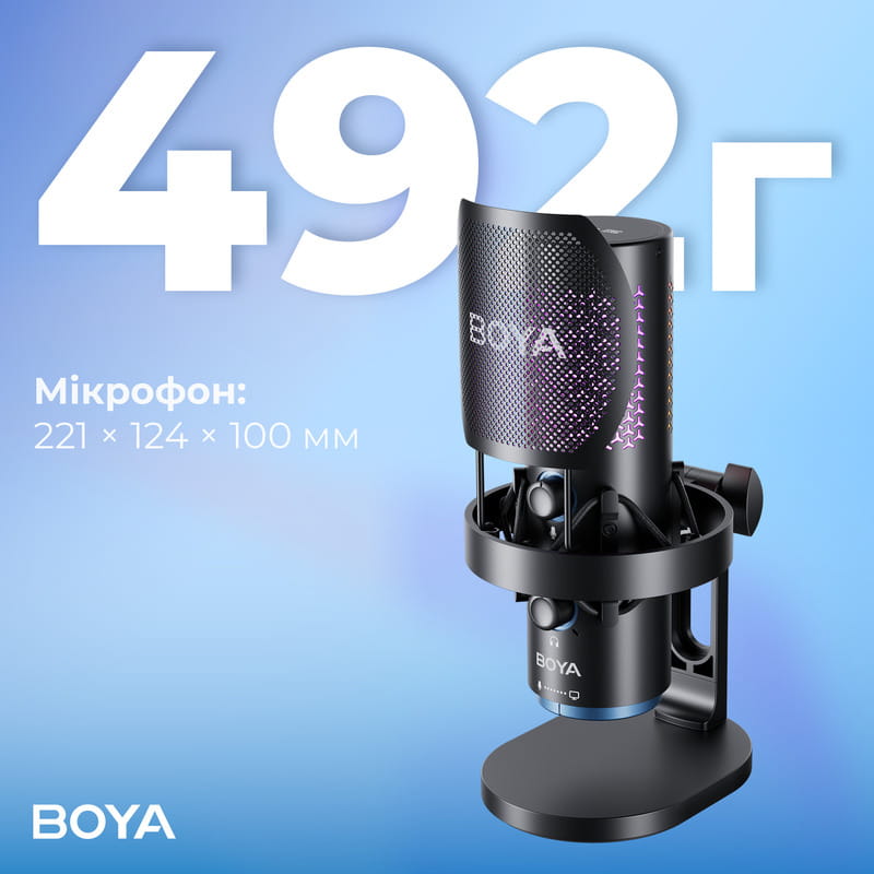 Микрофон BOYA K5-02 RGB Black