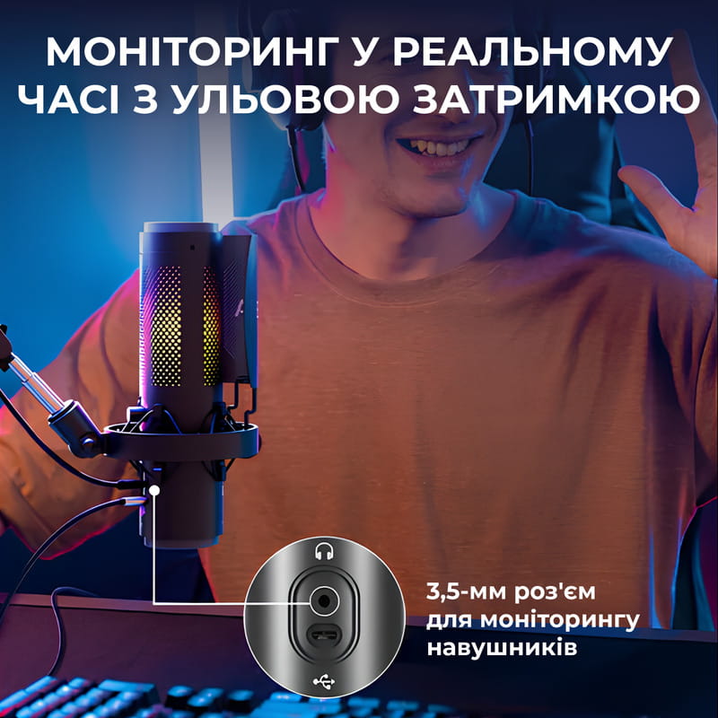 Микрофон BOYA K9 RGB Black