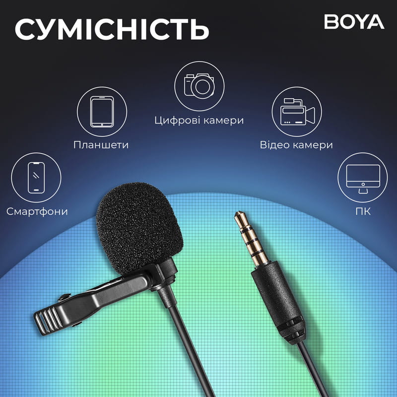 Микрофон BOYA BY-M1 Pro II Black