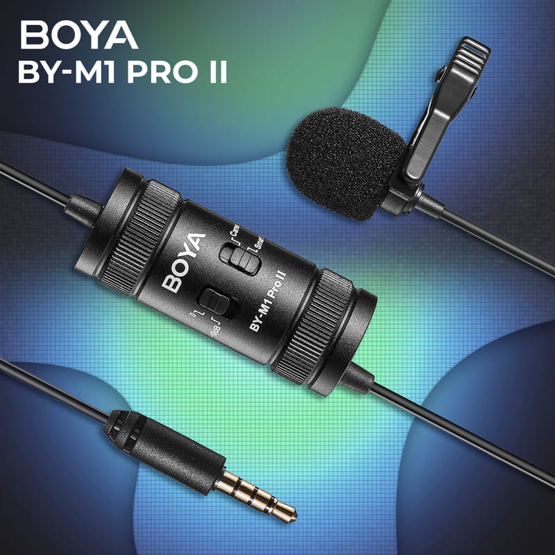 Микрофон BOYA BY-M1 Pro II Black