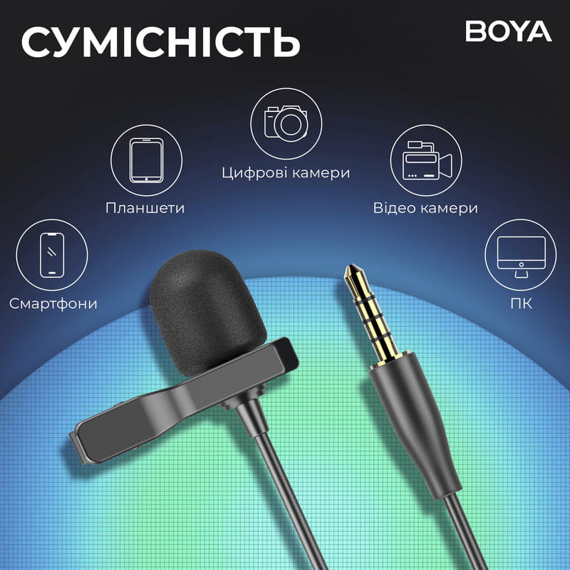 Микрофон BOYA BY-M1S Black