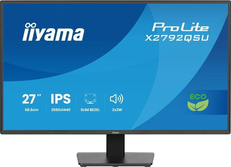Монитор Iiyama 27" ProLite X2792QSU-B1 IPS Black 120Hz