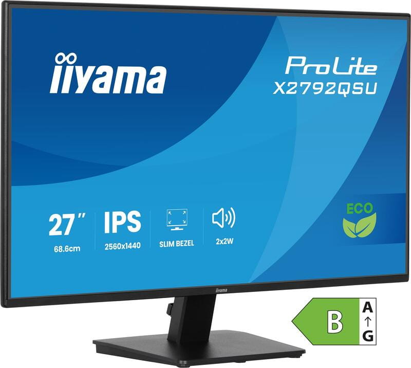 Монитор Iiyama 27" ProLite X2792QSU-B1 IPS Black 120Hz