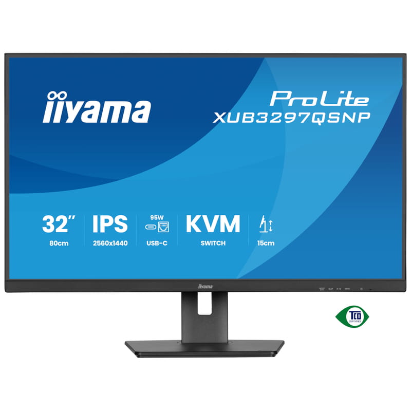 Монітор Iiyama 31.5" ProLite XUB3297QSNP-B1 IPS Black