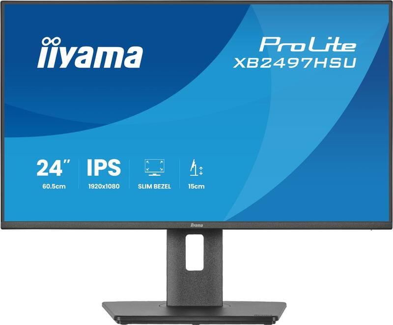 Монітор Iiyama 23.8" XB2497HSU-B1 IPS Black 120Hz