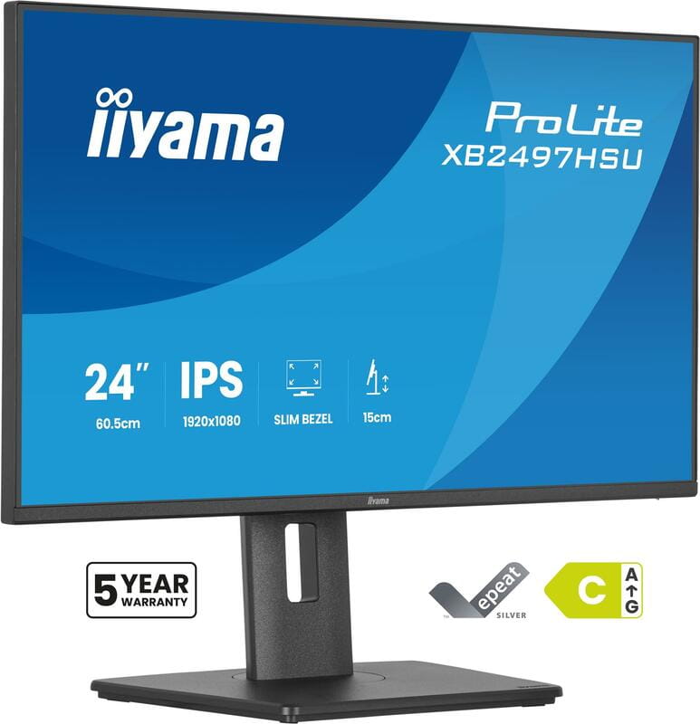 Монітор Iiyama 23.8" XB2497HSU-B1 IPS Black