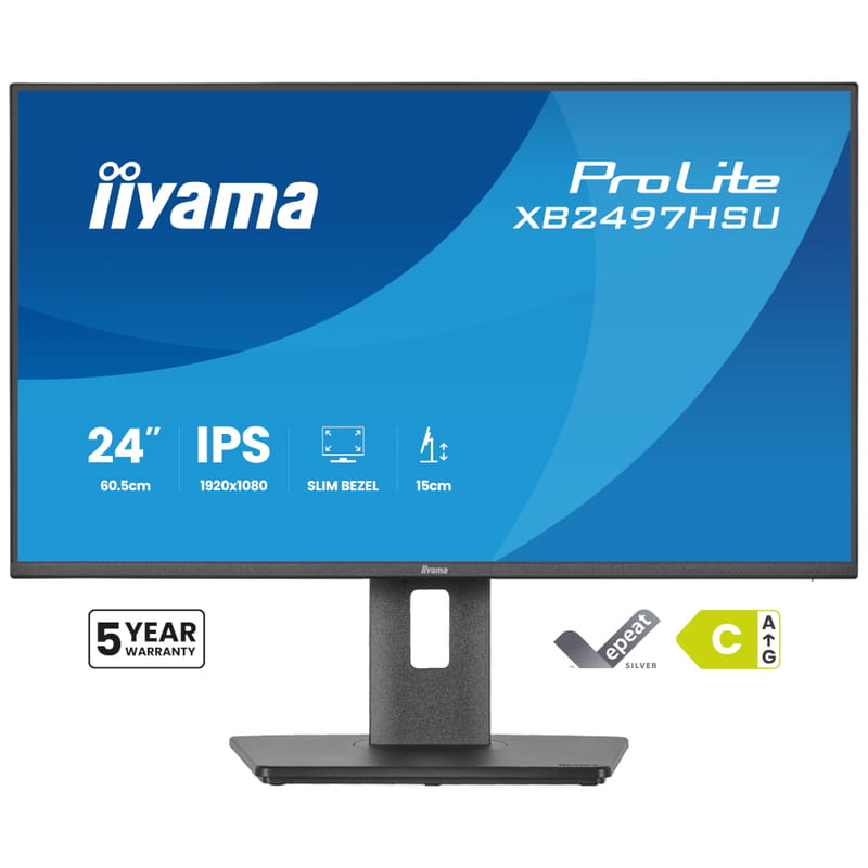 Монітор Iiyama 23.8" XB2497HSU-B1 IPS Black