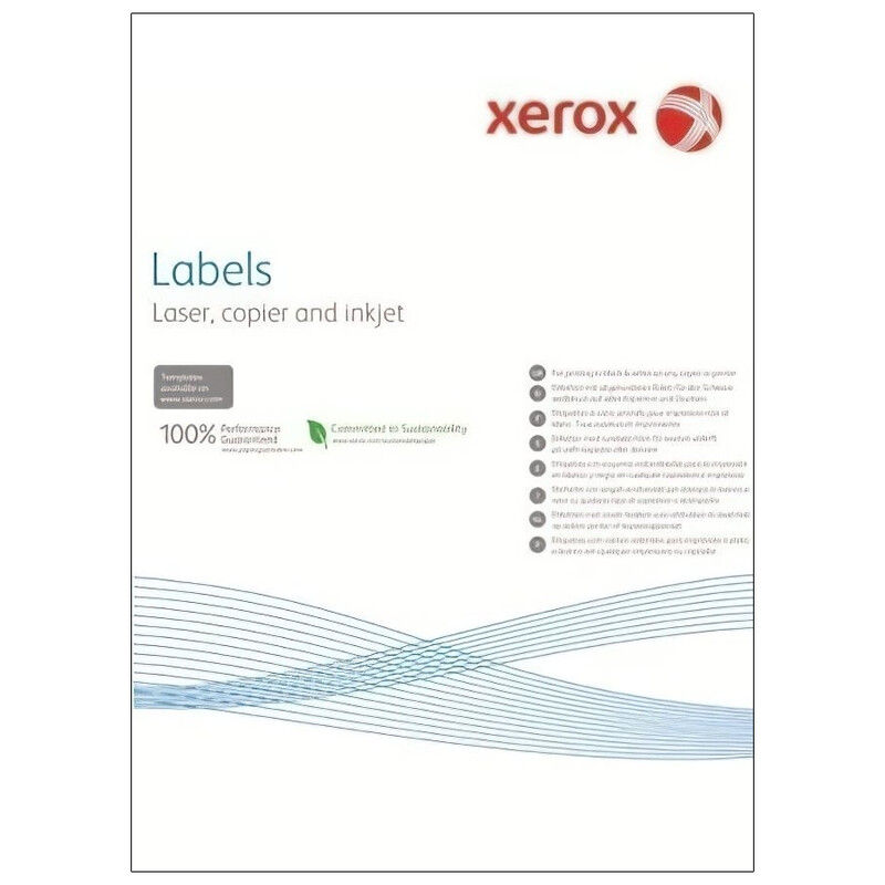 Наклейка Xerox (003R97404) Mono Laser 8UP (squared) 105x71mm 100л.