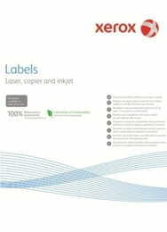 Наклейка Xerox (003R97402) Mono Laser 4UP (squared), 105x149mm, A4, 100л.