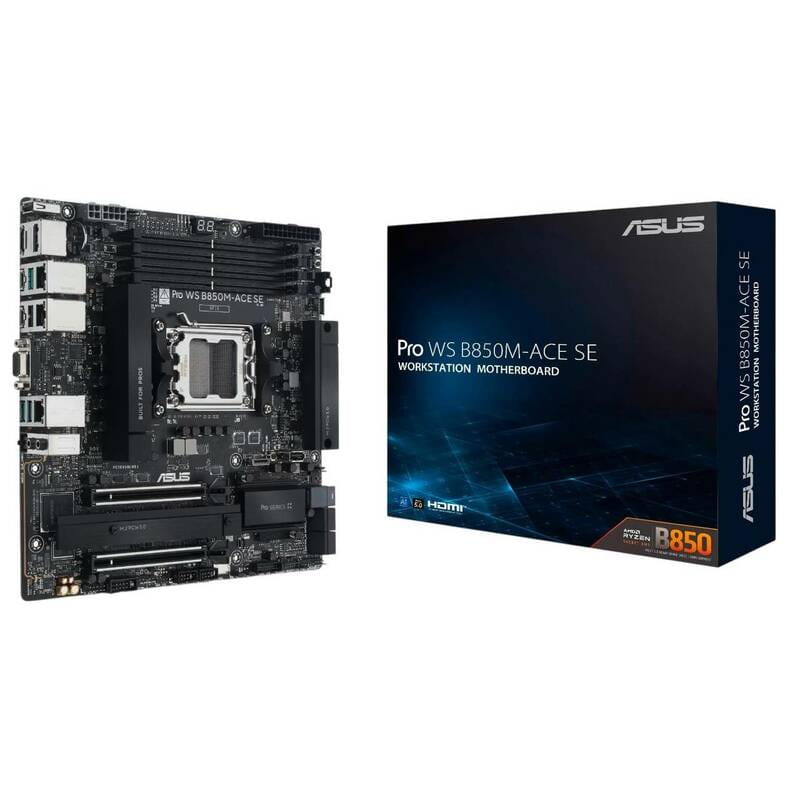 Материнська плата Asus Pro WS B850M-ACE SE Socket AM5