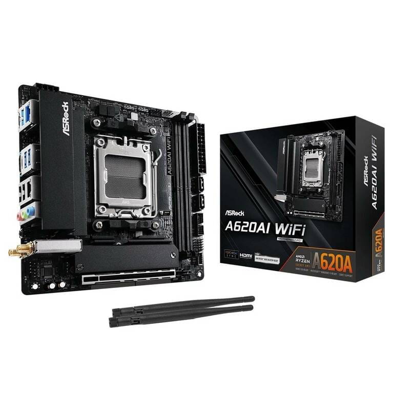 Материнська плата ASRock A620AI WiFi Socket AM5