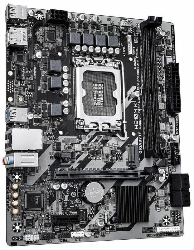 Материнська плата Gigabyte H810M K Socket 1851