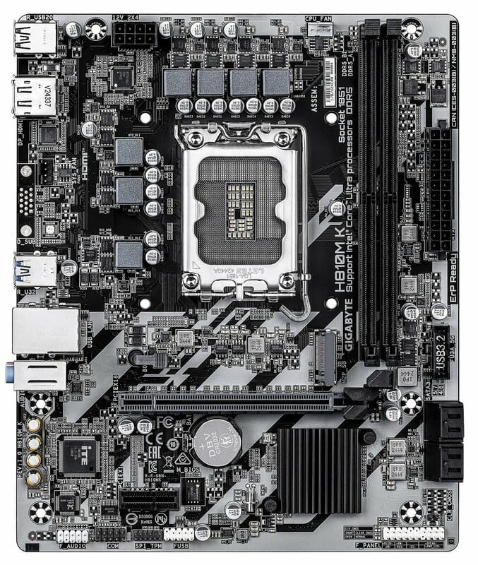Материнская плата Gigabyte H810M K Socket 1851