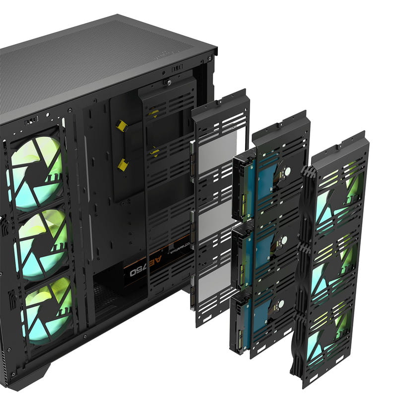 Корпус DarkFlash DLX4000 Glass Black