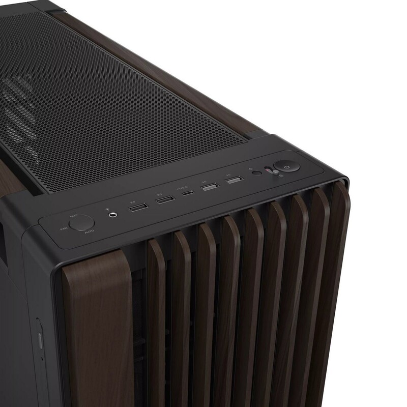 Корпус Asus ProArt PA602 Walnut Wood Metal Panel Modern Black (90DC00J0-B09040)