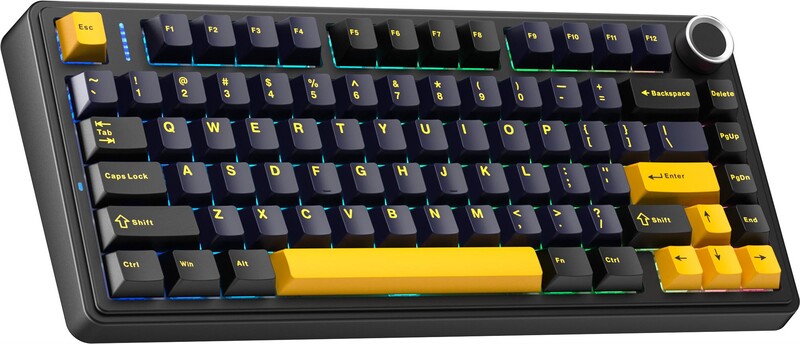 Клавіатура Aula F75 Wired Gasket Black (6978080504890)