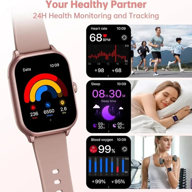 Смарт-годинник Oukitel V7 Pink (6941749851062)