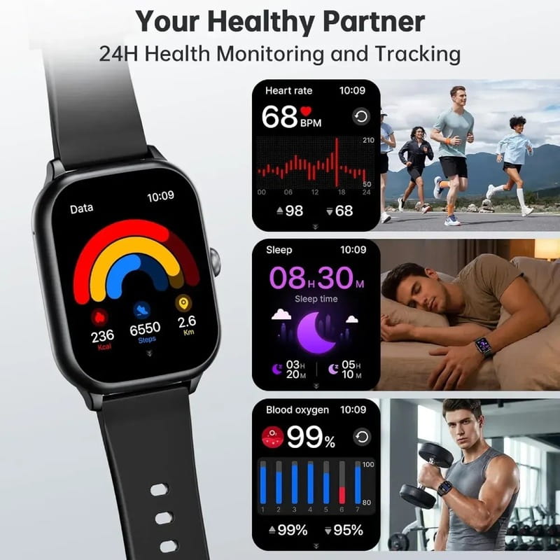 Смарт-годинник Oukitel V7 Black (6941749851055)