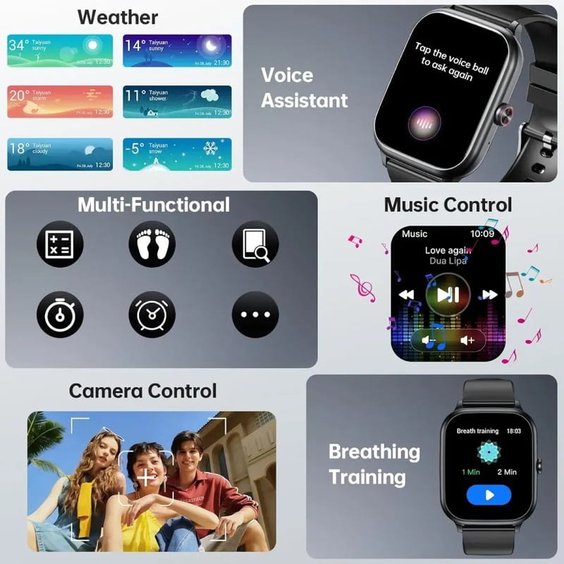 Смарт-годинник Oukitel V7 Black (6941749851055)