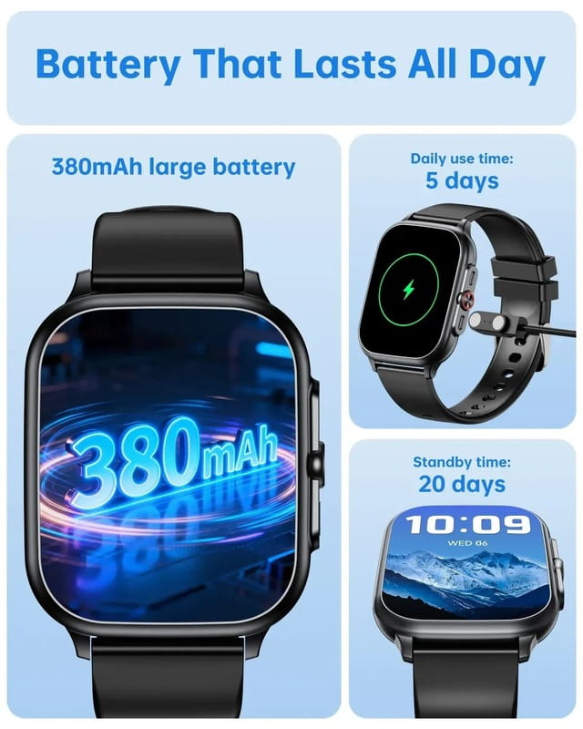 Смарт-годинник Oukitel V7 Pro Black (6941749851079)