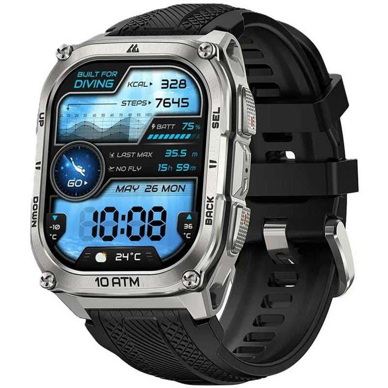 Смарт-годинник Kospet Tank M4 Silver