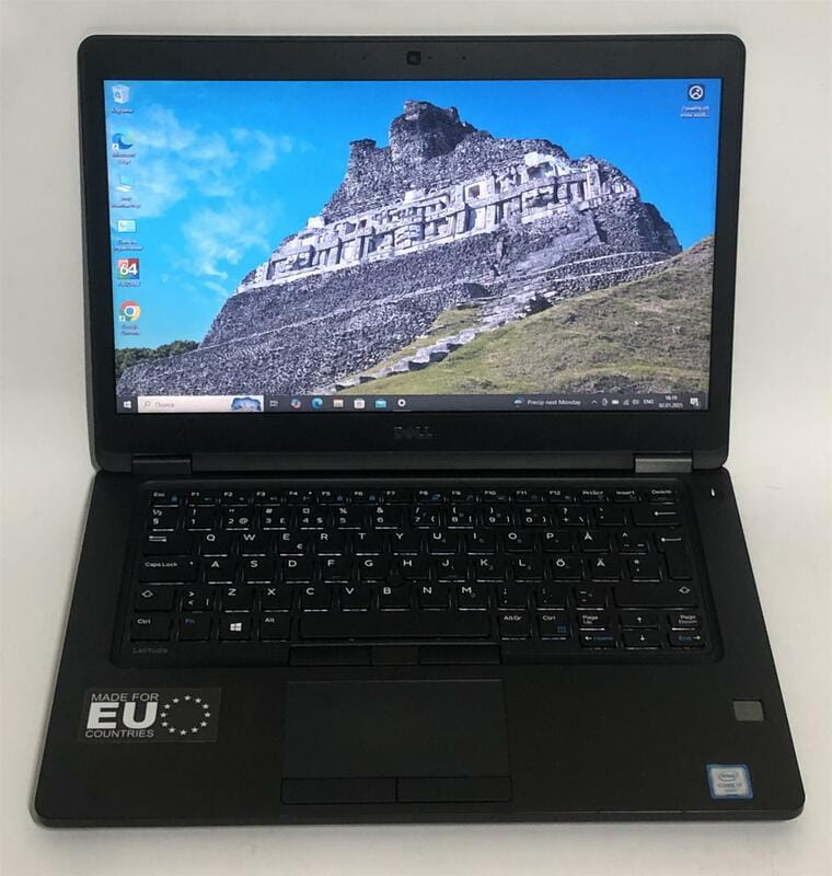 Ноутбук Dell Latitude 5480 / 14" (1366x768) / i7-6600U / 8GB / 256GB SSD / Win10Pro / 4G/LTE / Backlight / сканер отпечатка - Б/у