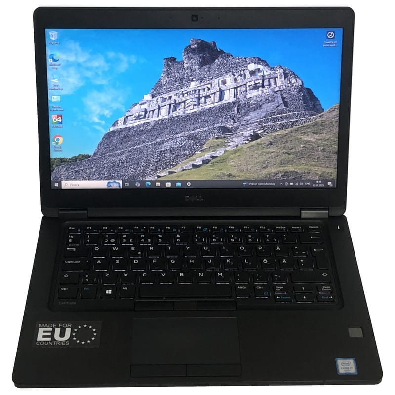 Ноутбук Dell Latitude 5480 / 14" (1366x768) / i7-6600U / 8GB / 256GB SSD / Win10Pro / 4G/LTE / Backlight / сканер отпечатка - Б/у