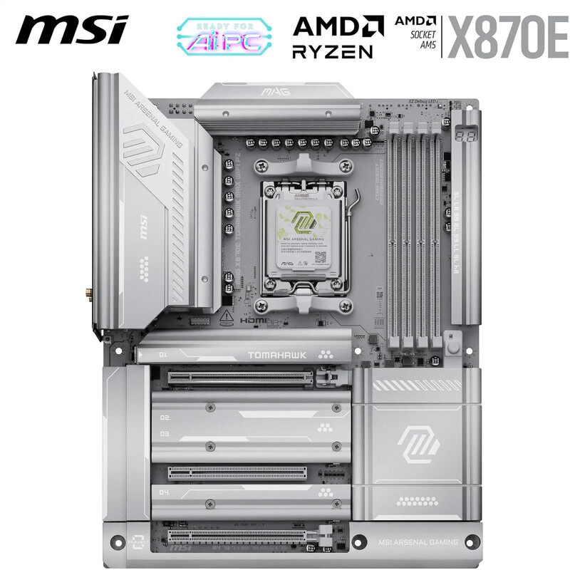 Материнська плата MSI MAG X870E Tomahawk Max WiFi PZ Socket AM5