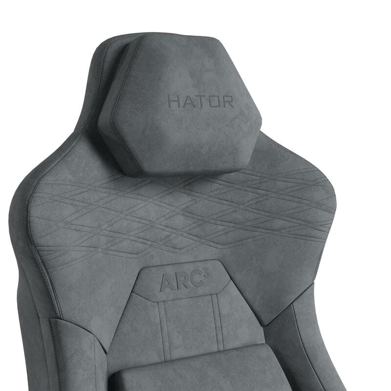 Крісло для геймерів Hator Arc 3 XL Velour Grey (HTC3446XL)