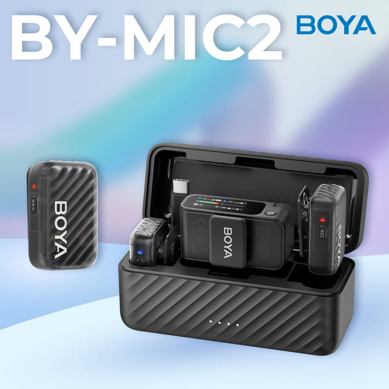 Мікрофон BOYA MIC 2-02 Type-C/TRS Black