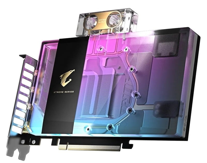 Відеокарта GF RTX 5080 16GB GDDR7 Aorus Xtreme Waterforce WB Gigabyte (GV-N5080AORUSX WB-16GD)