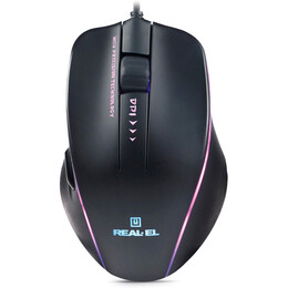 Мышь REAL-EL RM-747 Black (EL123200028)