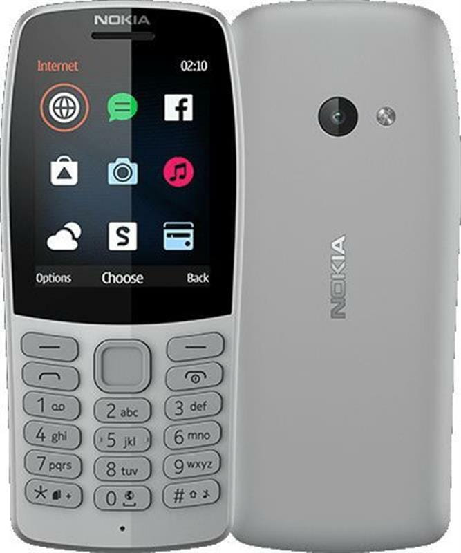 Мобiльний телефон Nokia 210 Dual Sim Grey
