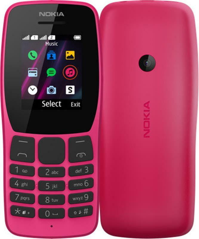 Мобильный телефон Nokia 110 2019 Dual Sim Pink