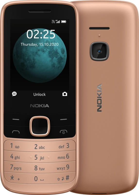 Мобильный телефон Nokia 225 4G Dual Sim Sand