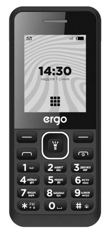 Мобiльний телефон Ergo B242 Dual Sim Black