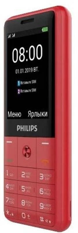 Мобильный телефон Philips Xenium E169 Dual Sim Red