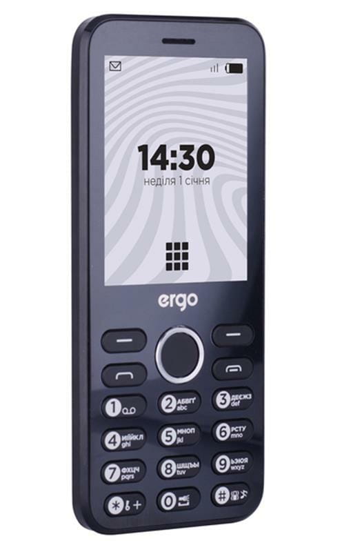 Мобильный телефон Ergo B281 Dual Sim Black