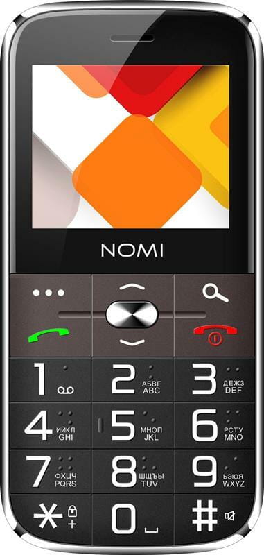 Мобильный телефон Nomi i220 Dual Sim Black