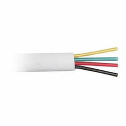 Кабель телефонный Atcom 100 м. CCS, 26AWG, 4 жилы, белый (10121)