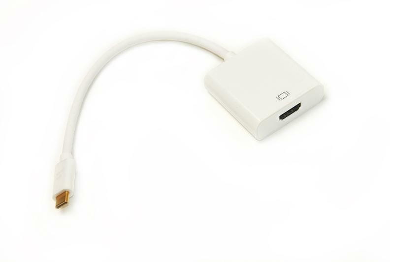 Адаптер PowerPlant (DV00DV4065) USB Type-C-HDMI, 0.15м, White