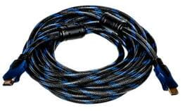 Кабель PowerPlant (KD00AS1200) HDMI-HDMI v1.4, 1.5м, Nylon, Double ferrites, Black
