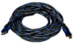 Кабель PowerPlant (KD00AS1202) HDMI-HDMI v1.4, 3м, Nylon, Double ferrites, Black