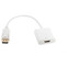 Фото - Адаптер PowerPlant (KD00AS1236) DisplayPort-HDMI, 0.15м, White | click.ua