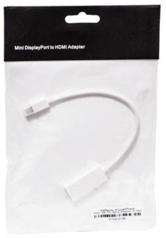 Адаптер PowerPlant (KD00AS1238) miniDisplayPort-HDMI, 0.15м, White