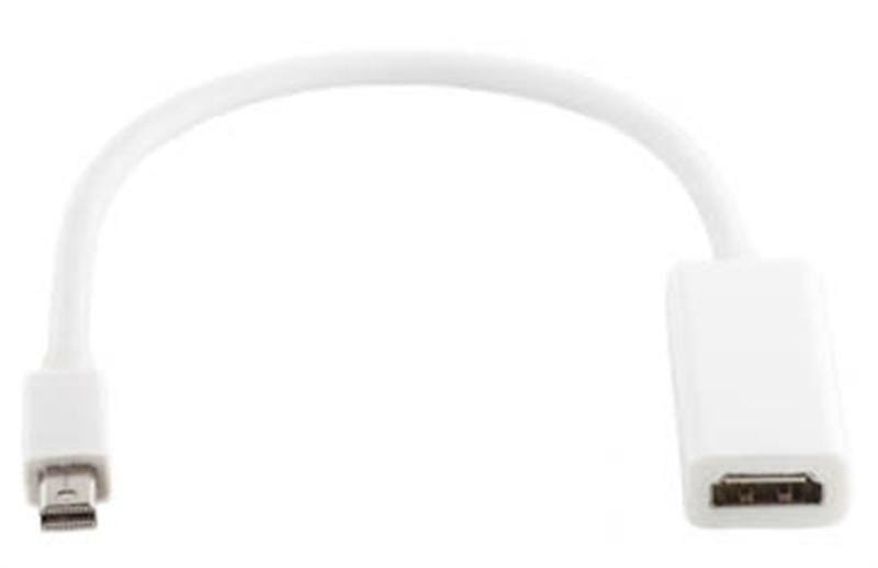 Адаптер PowerPlant (KD00AS1238) miniDisplayPort-HDMI, 0.15м, White