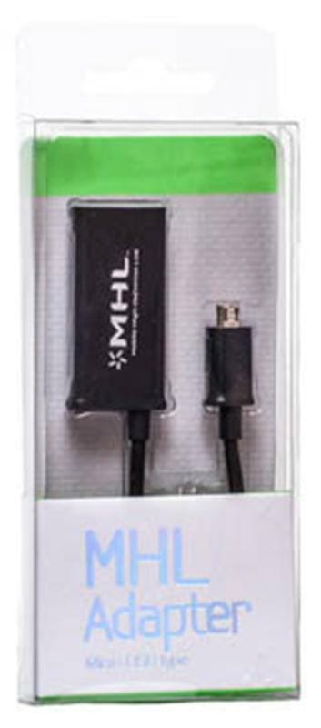 Адаптер PowerPlant (KD00AS1240) microUSB-HDMI, 0.15м, Black