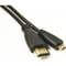 Фото - Кабель PowerPlant (KD00AS1242) HDMI-microHDMI v1.3, 2м, Black | click.ua
